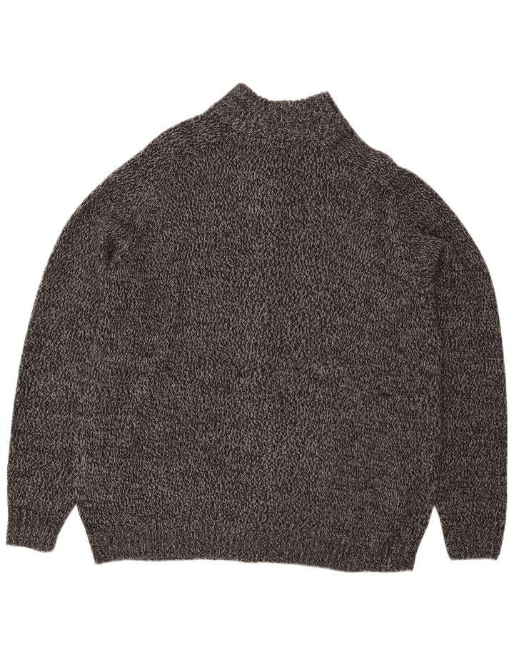 James Pringle Herren-Strickjacke, XL, grau geflecktes Acryl