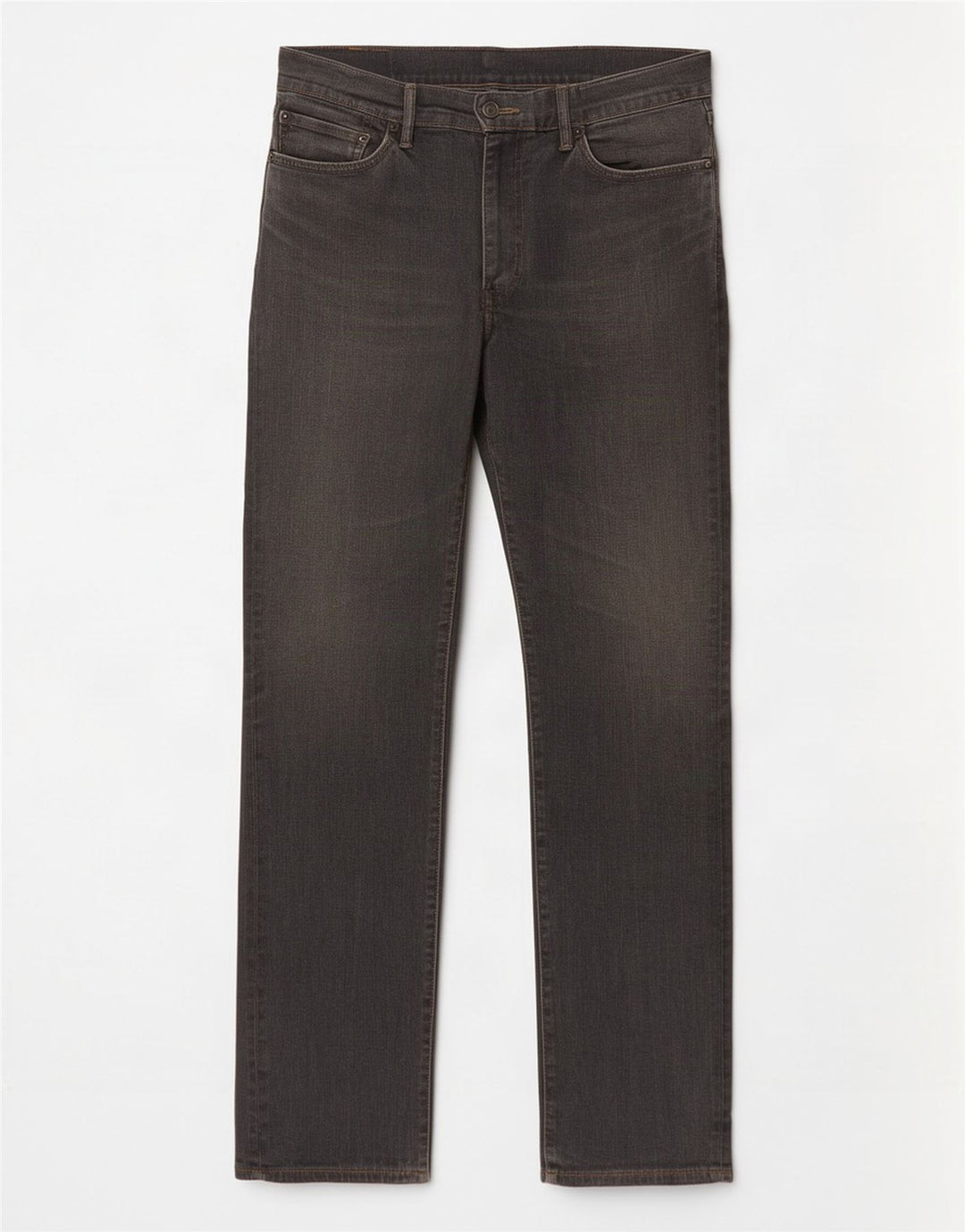 Levi's Herren 504 Straight Jeans W36 L34 Graue Baumwolle
