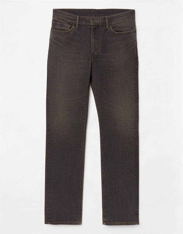 Levi's Herren 504 Straight Jeans W36 L34 Graue Baumwolle