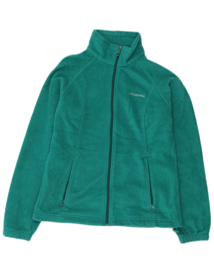 COLUMBIA Damen Fleecejacke UK 14 Mittelgrünes Polyester