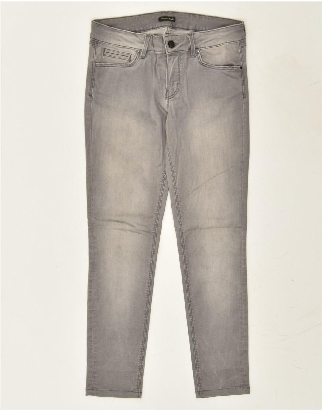 MASSIMO DUTTI Womens Skinny Jeans EU 38 Medium W30 L26 Grey Cotton | Vintage Massimo Dutti | Thrift | Second-Hand Massimo Dutti | Used Clothing | Messina Hembry 