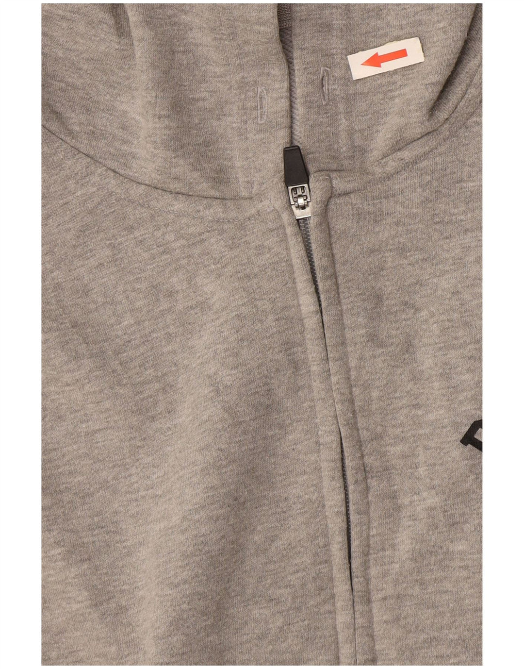 CHAMPION Herren-Kapuzenpullover mit grafischem Reißverschluss, Größe L, Grau