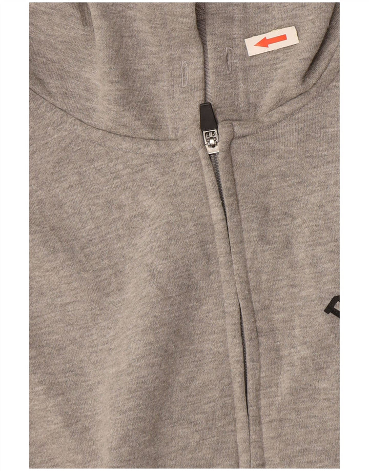 CHAMPION Herren-Kapuzenpullover mit grafischem Reißverschluss, Größe L, Grau