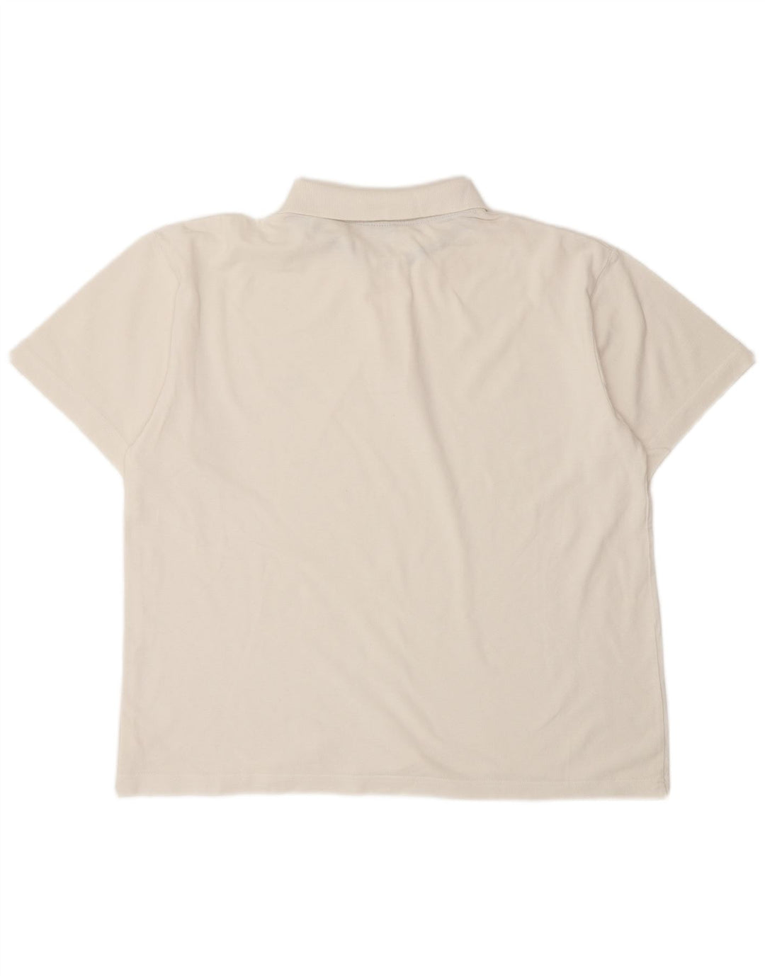 STARTER Mens Polo Shirt Medium White Cotton