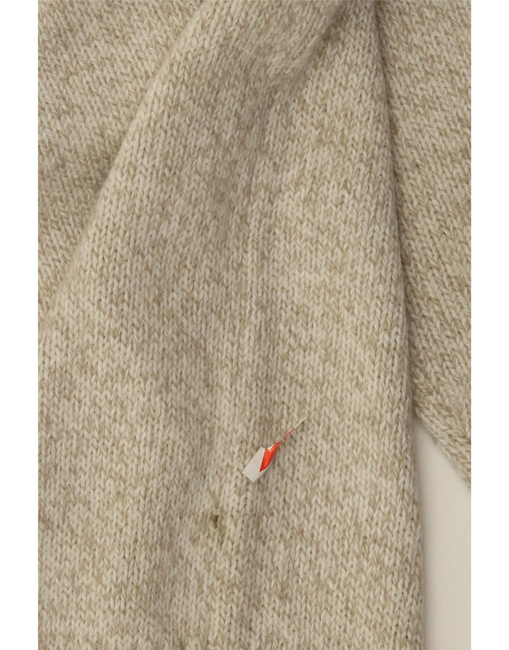 Marks & Spencer Herren-Pullover mit Schalkragen, Mittelgrün geflecktes Acryl