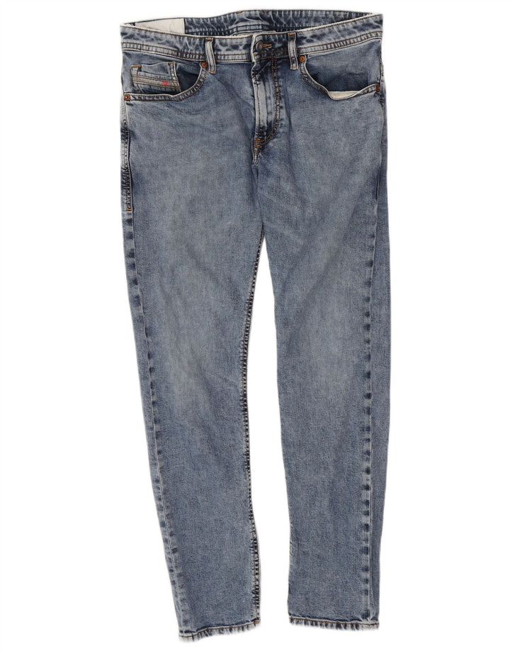 Diesel Herren Skinny Jeans W32 L29 Blaue Baumwolle