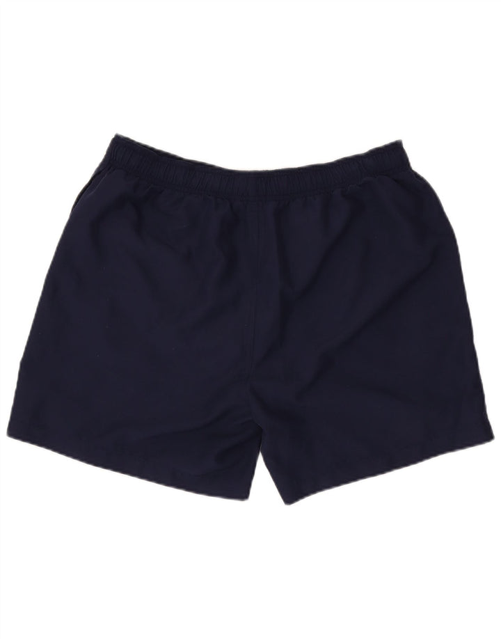 FILA Herren-Sportshorts mit Grafik, groß, marineblaues Polyester