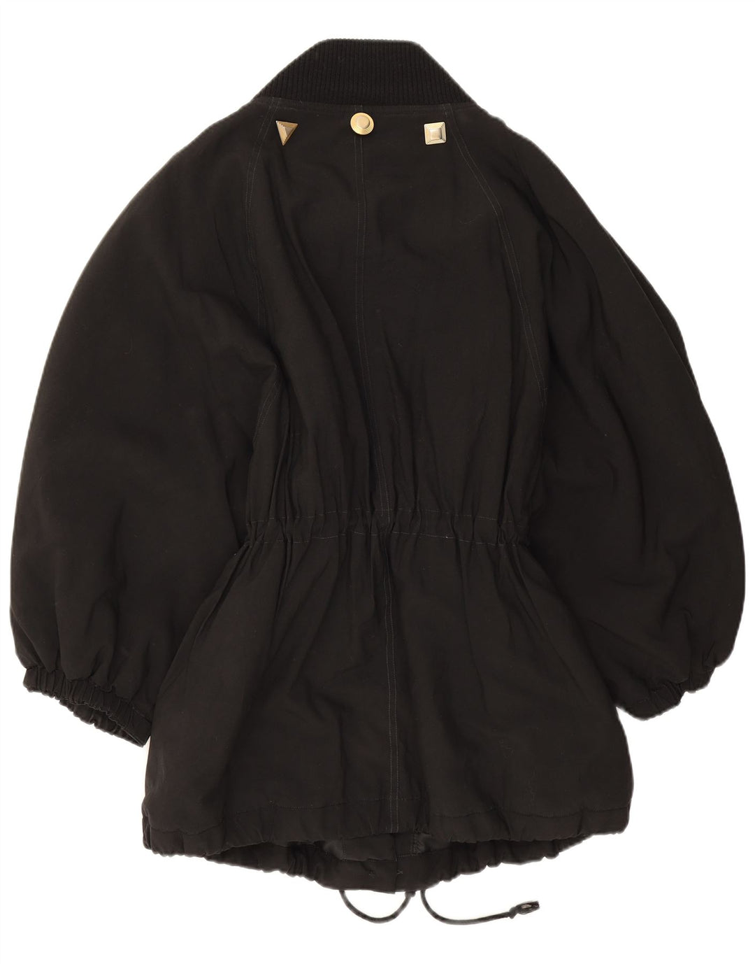 Ernestina Cerini Damen Mantel IT 44 Mittelschwarze Viskose