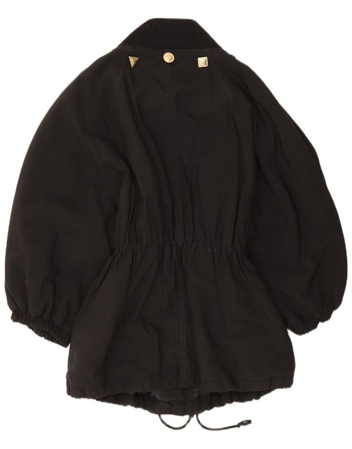 Ernestina Cerini Damen Mantel IT 44 Mittelschwarze Viskose