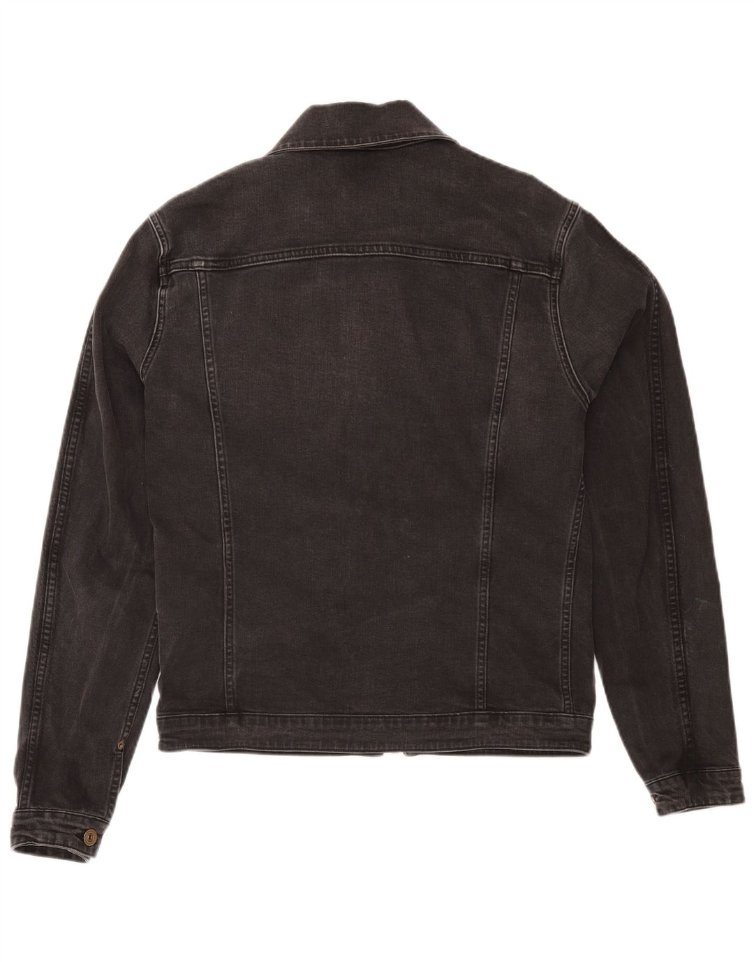 Scotch & Soda Damen Jeansjacke UK 16 Large Graue Baumwolle
