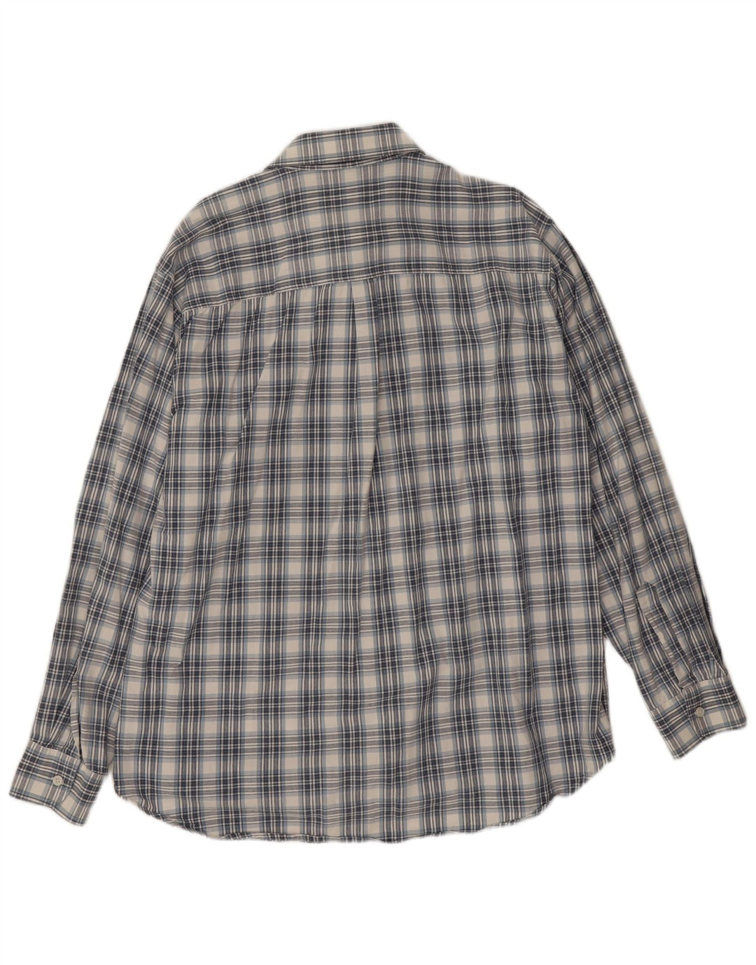 Carrera Herrenhemd Größe 43/44 XL Blau kariert