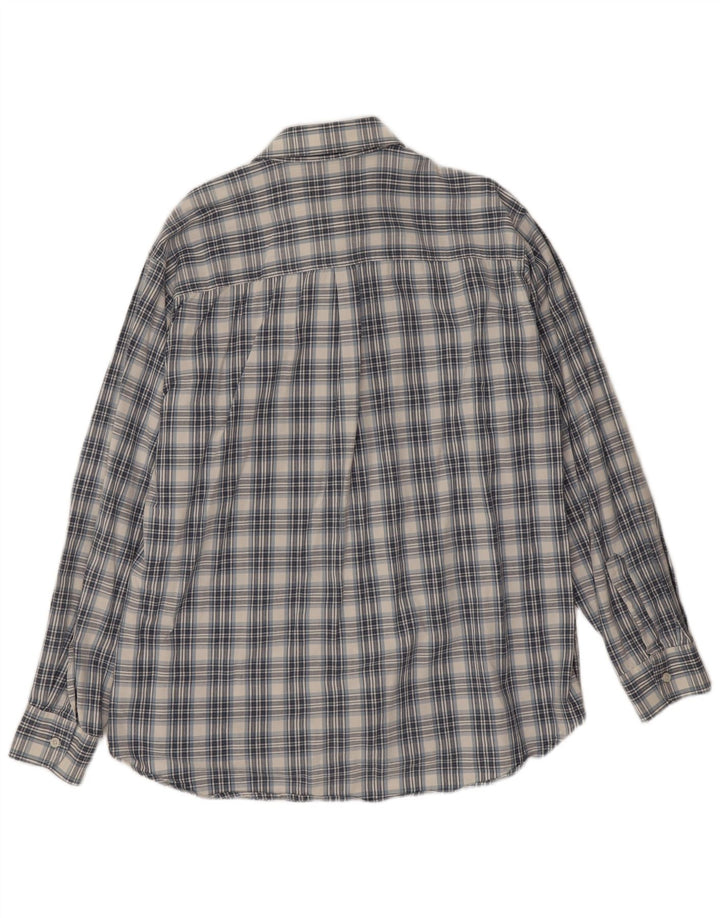 Carrera Herrenhemd Größe 43/44 XL Blau kariert