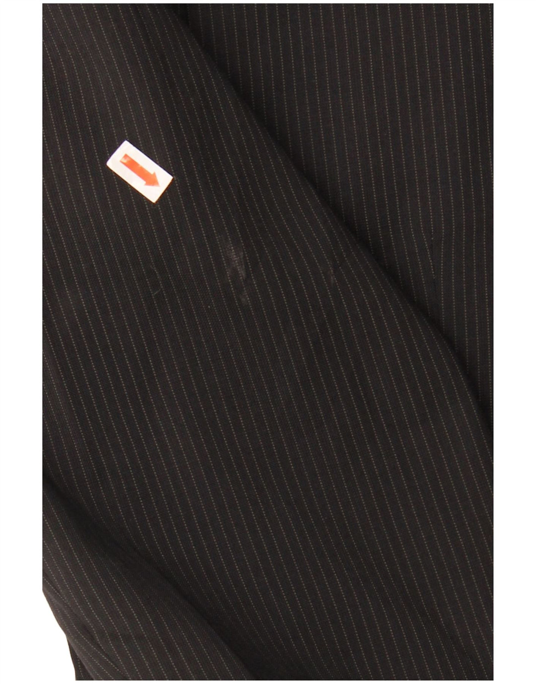 Zara Herren-Blazer mit 2 Knöpfen, EU 50, mittelschwarz, gestreift, Wolle