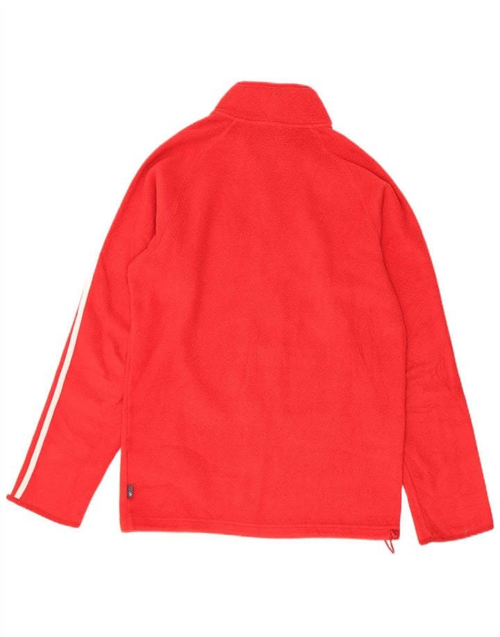 Adidas Herren Fleecejacke UK 34 XS Rot Polyester
