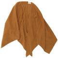 MIMMINA Damen Cape-Cardigan-Pullover, Einheitsgröße, Beige