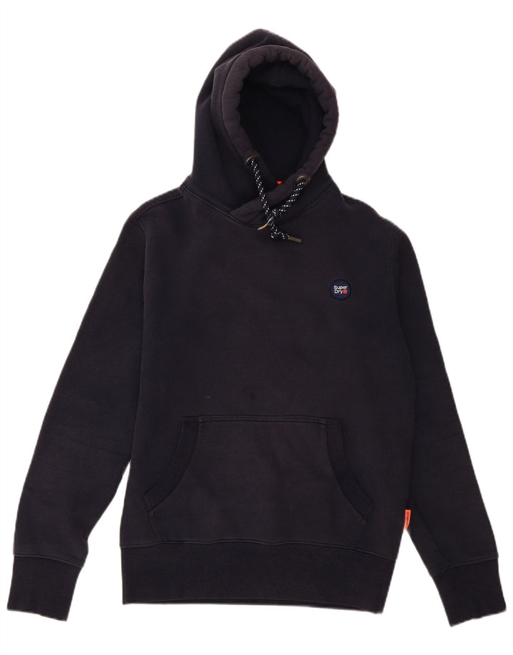 Superdry Herren-Kapuzenpullover aus Baumwolle in mittlerem Marineblau