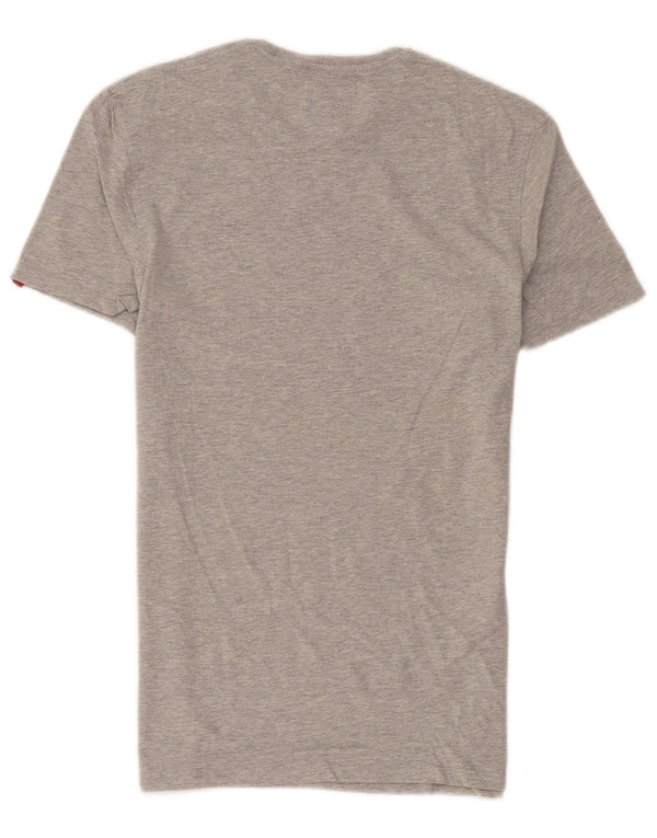Levi's Herren-T-Shirt-Oberteil, klein, grau gefleckte Baumwolle
