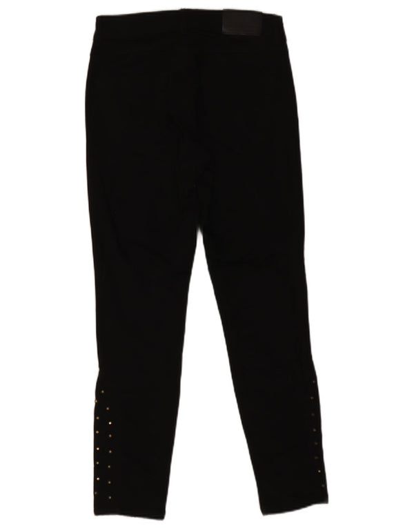 Zara Damen Slim Jeans EU 36 XS W26 L26 Schwarze Baumwolle