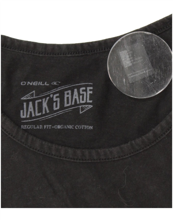 O'NEILL Herren-Weste mit normaler Passform, Grafik, Größe S, schwarze Baumwolle