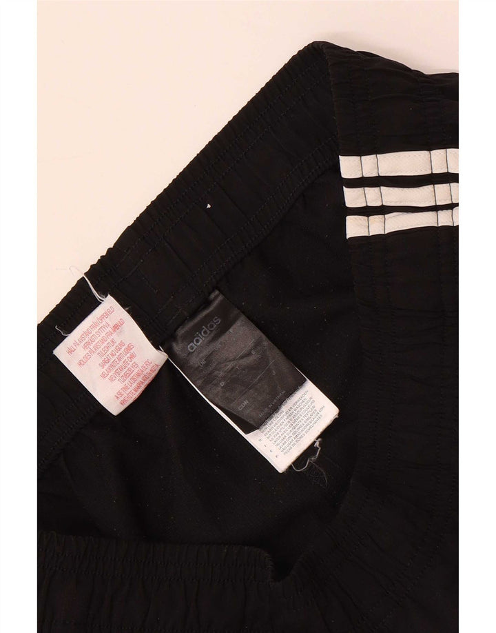 Adidas Sportshorts für Jungen, 15–16 Jahre, schwarzes Polyester