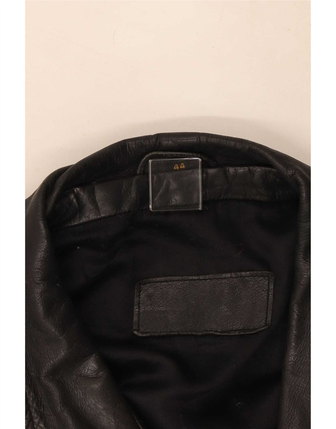 Vintage Herren Leder Bikerjacke IT 44 XS Schwarz