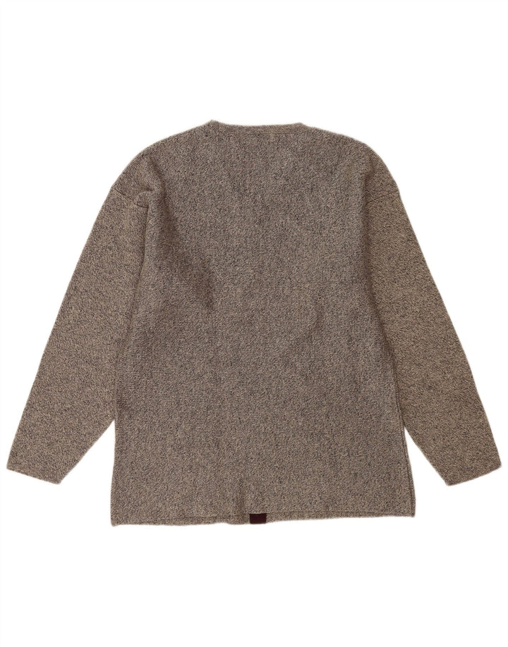 Lee Herren-Pullover mit V-Ausschnitt, XL, grau gefleckte Wolle