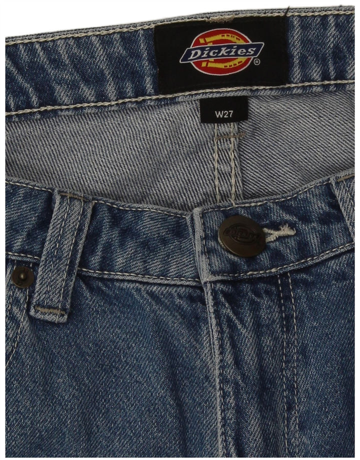 Dickies Damen Cargo Straight Jeans W27 L26 Blau
