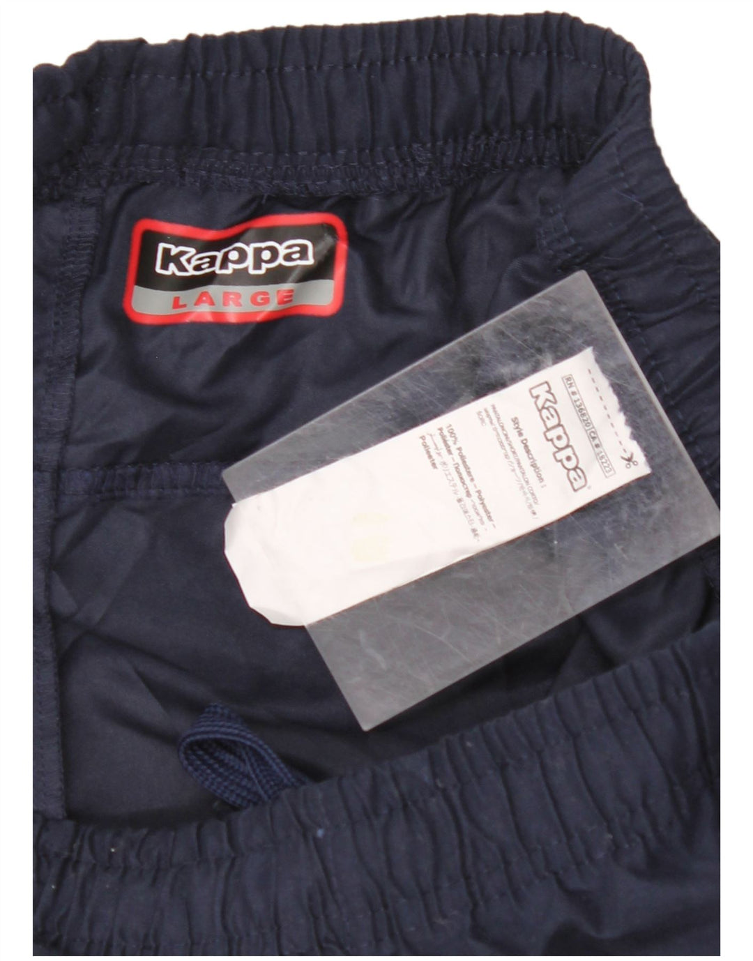 KAPPA Mens Sport Shorts Large  Navy Blue Polyester