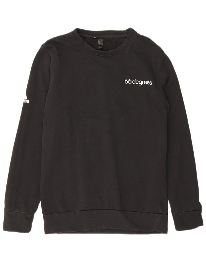 Adidas Herren Graphic Sweatshirt Pullover Small Schwarz Baumwolle