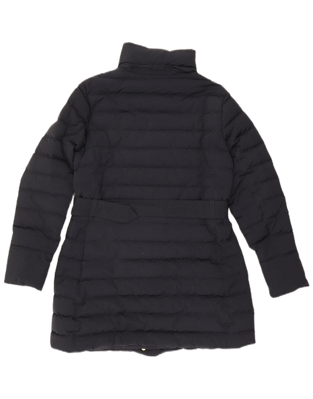 Woolrich Damen Wattierter Mantel UK 16 Large Marineblau Polyester
