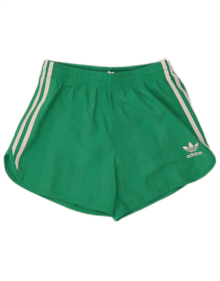 Adidas Damen Sportshorts UK 6 XS Grün Polyester