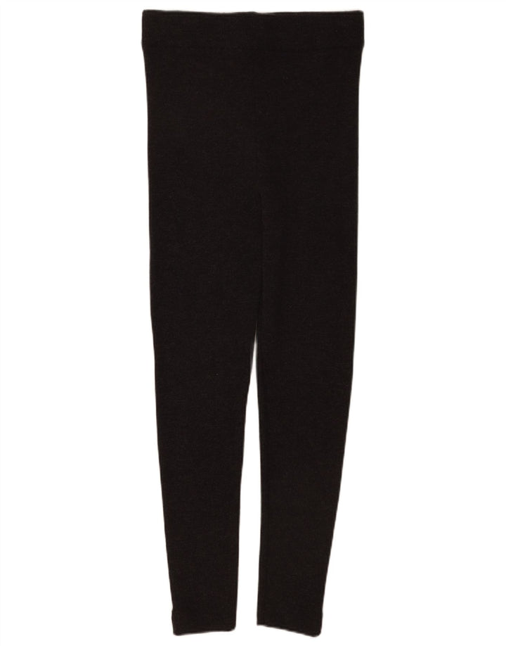Dolce & Gabbana Damen Leggings IT 42 Mittelgraue Wolle