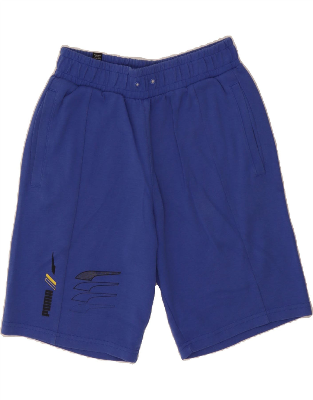 PUMA Mens Graphic Sport Shorts Small  Blue Vintage Puma and Second-Hand Puma from Messina Hembry 