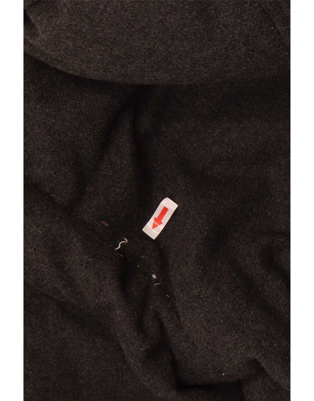 Sergio Tacchini Wattierter Herrenmantel mit Kapuze, UK 38, mittelgraues Acryl