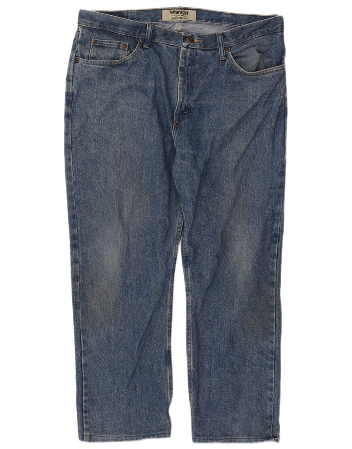 Wrangler Herren Straight Jeans W38 L26 Blaue Baumwolle