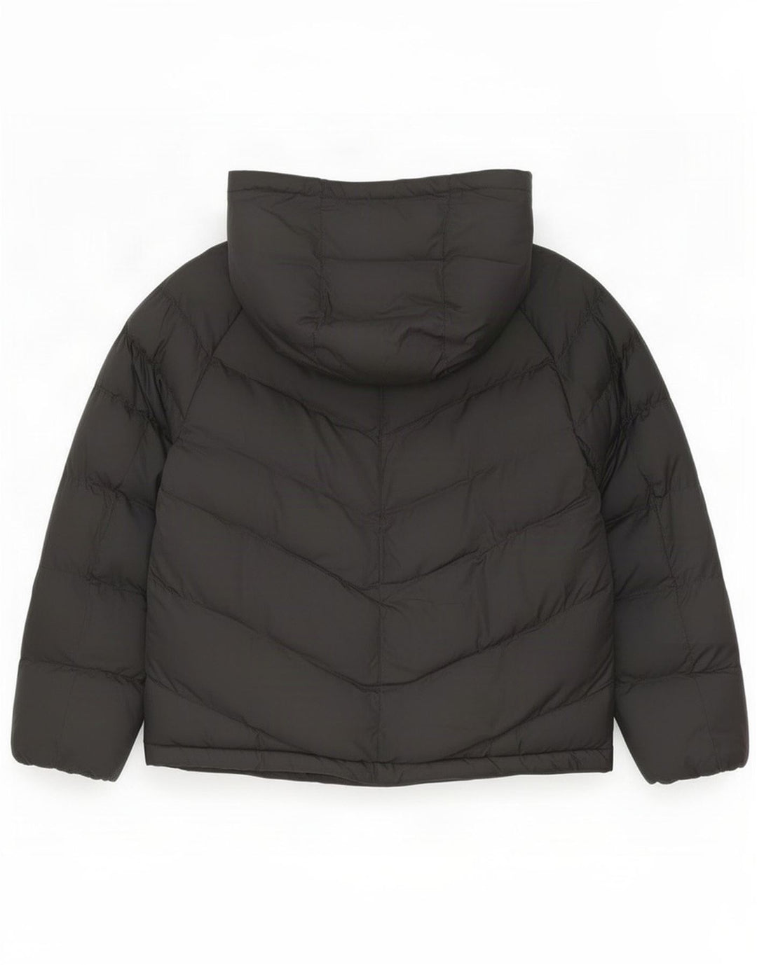 Nike Mädchen-Kapuzenjacke, gepolstert, 8–9 Jahre, Größe S, Schwarz