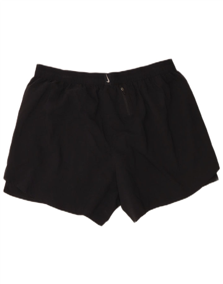 Nike Damen Dri Fit Sport Shorts 2XL Schwarz Polyester