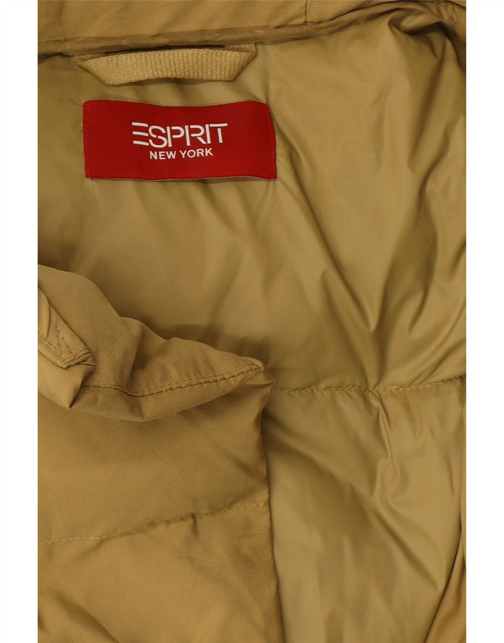 ESPRIT Womens Padded Coat UK 16 Large Yellow Vintage Esprit and Second-Hand Esprit from Messina Hembry 