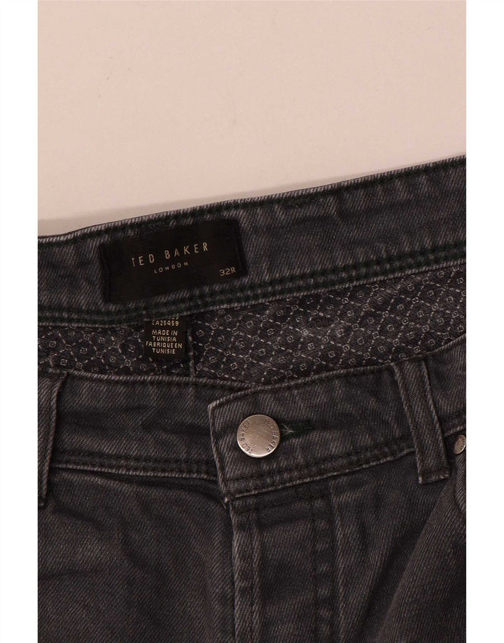 Ted Baker Herren Slim Jeans W32 L32 Grau