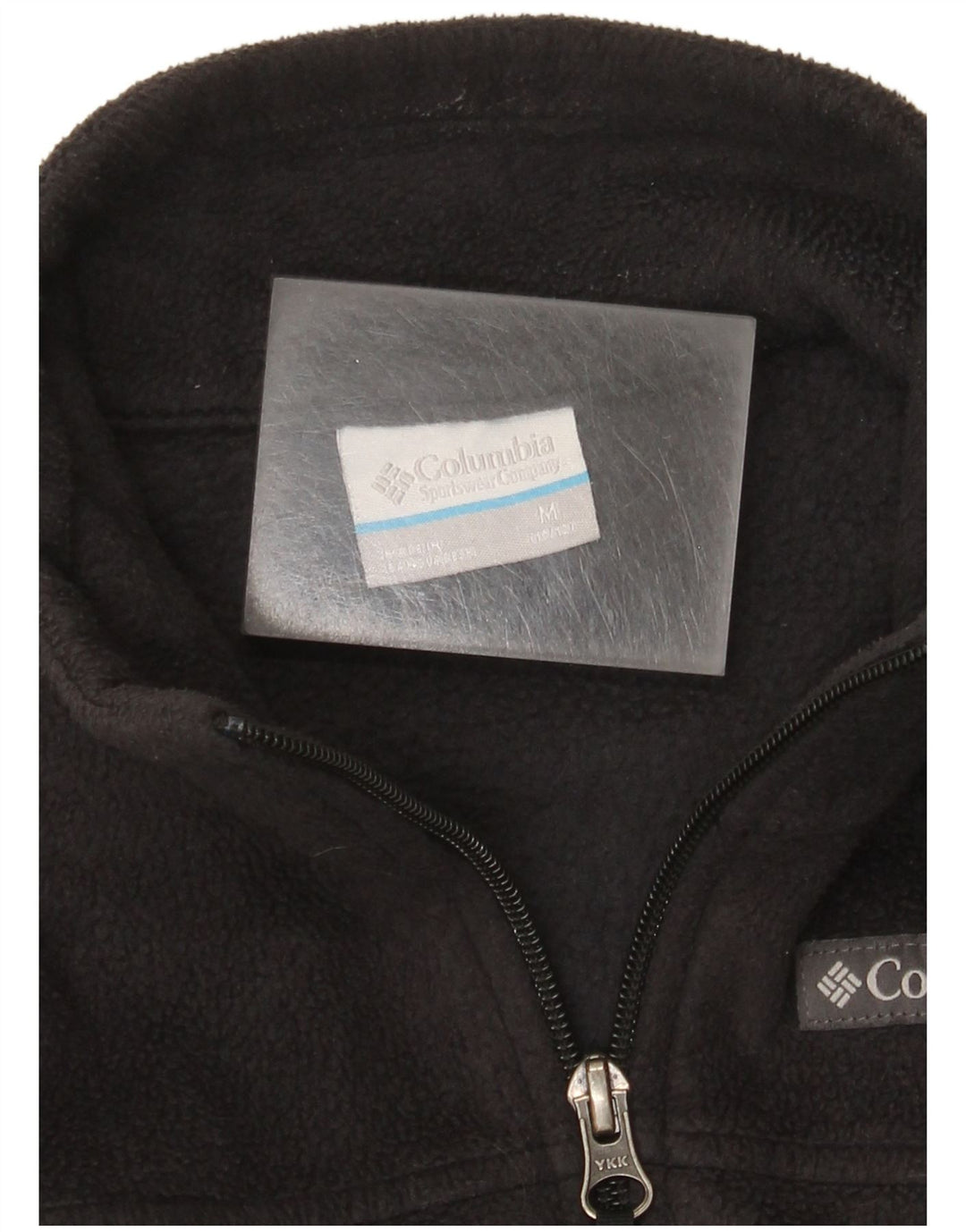 Columbia Fleecejacke für Mädchen, 10–11 Jahre, mittelgroß, Schwarz