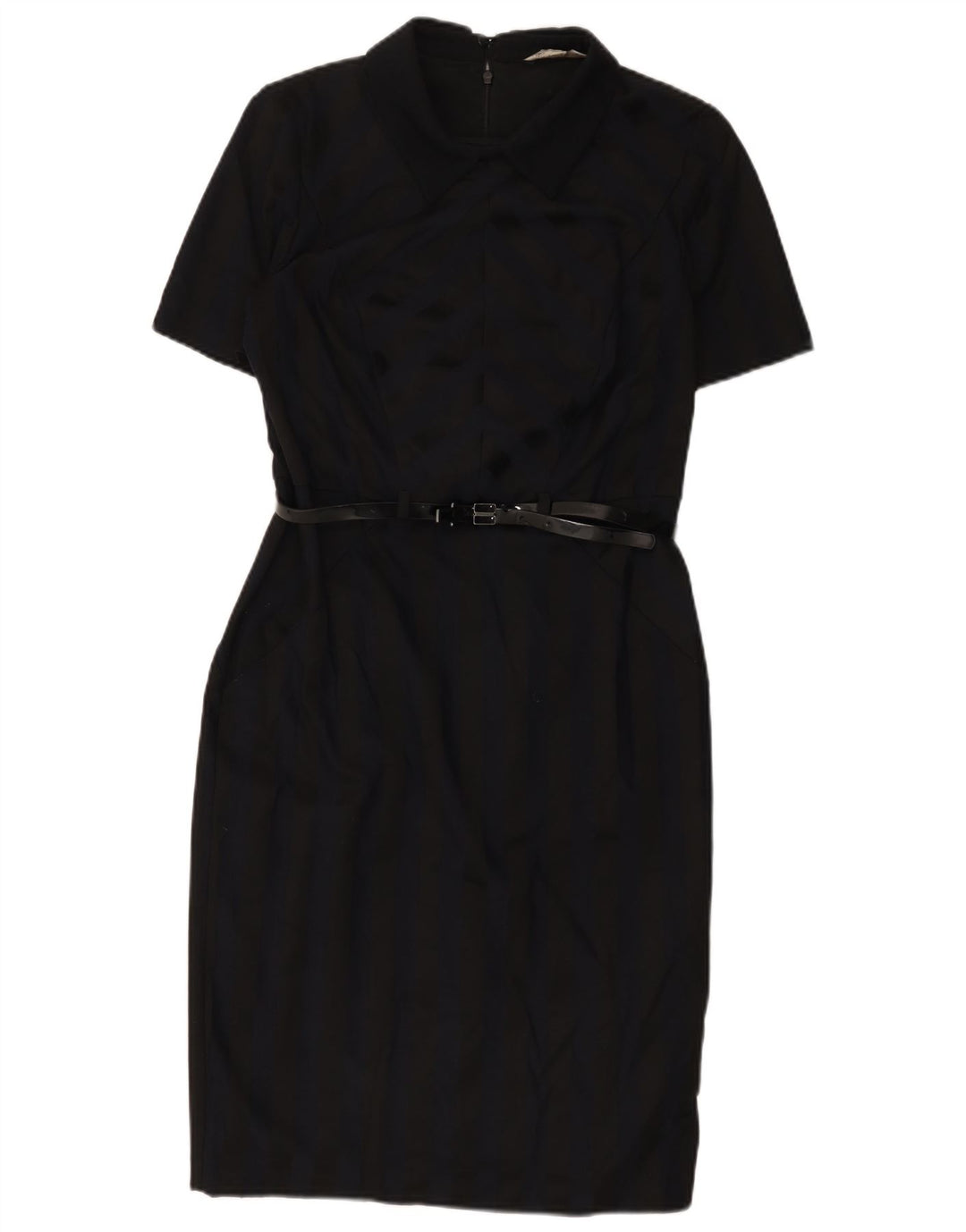 Marks & Spencer Damen Etuikleid UK 12 Mittel Marineblau Farbblock