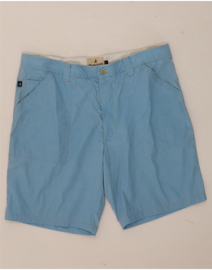 Brooksfield Herren-Chinoshorts W36, große blaue Baumwolle