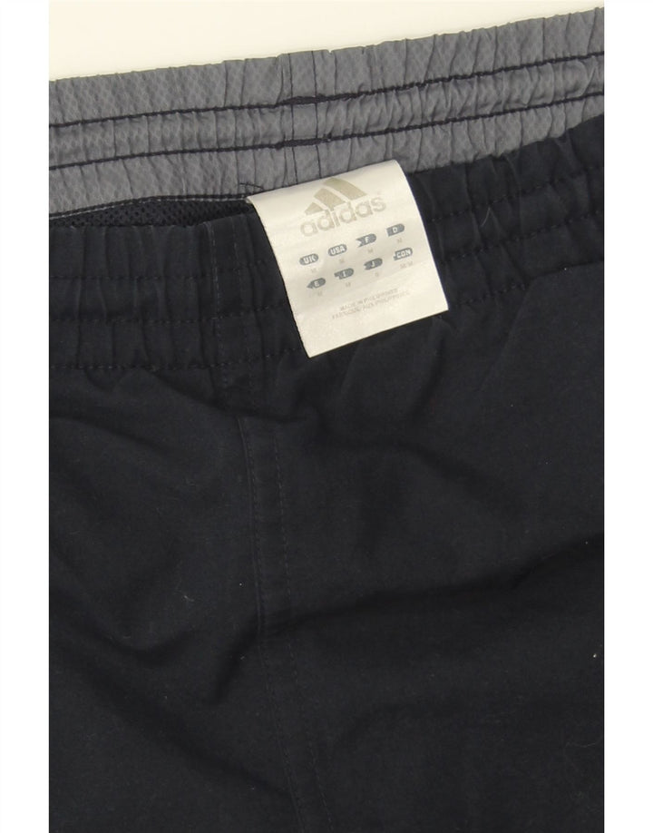 ADIDAS Mens Tracksuit Trousers Medium  Navy Blue Colourblock Polyester Vintage Adidas and Second-Hand Adidas from Messina Hembry 