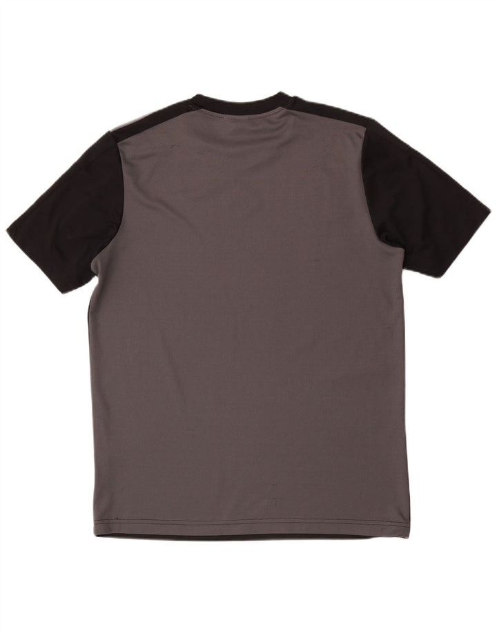 Adidas Herren T-Shirt Top Medium Schwarz Colourblock