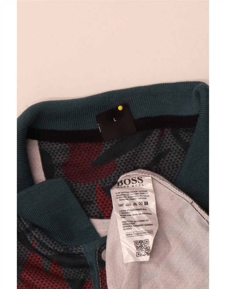 Hugo Boss Herren-Poloshirt, groß, mehrfarbig, Baumwolle
