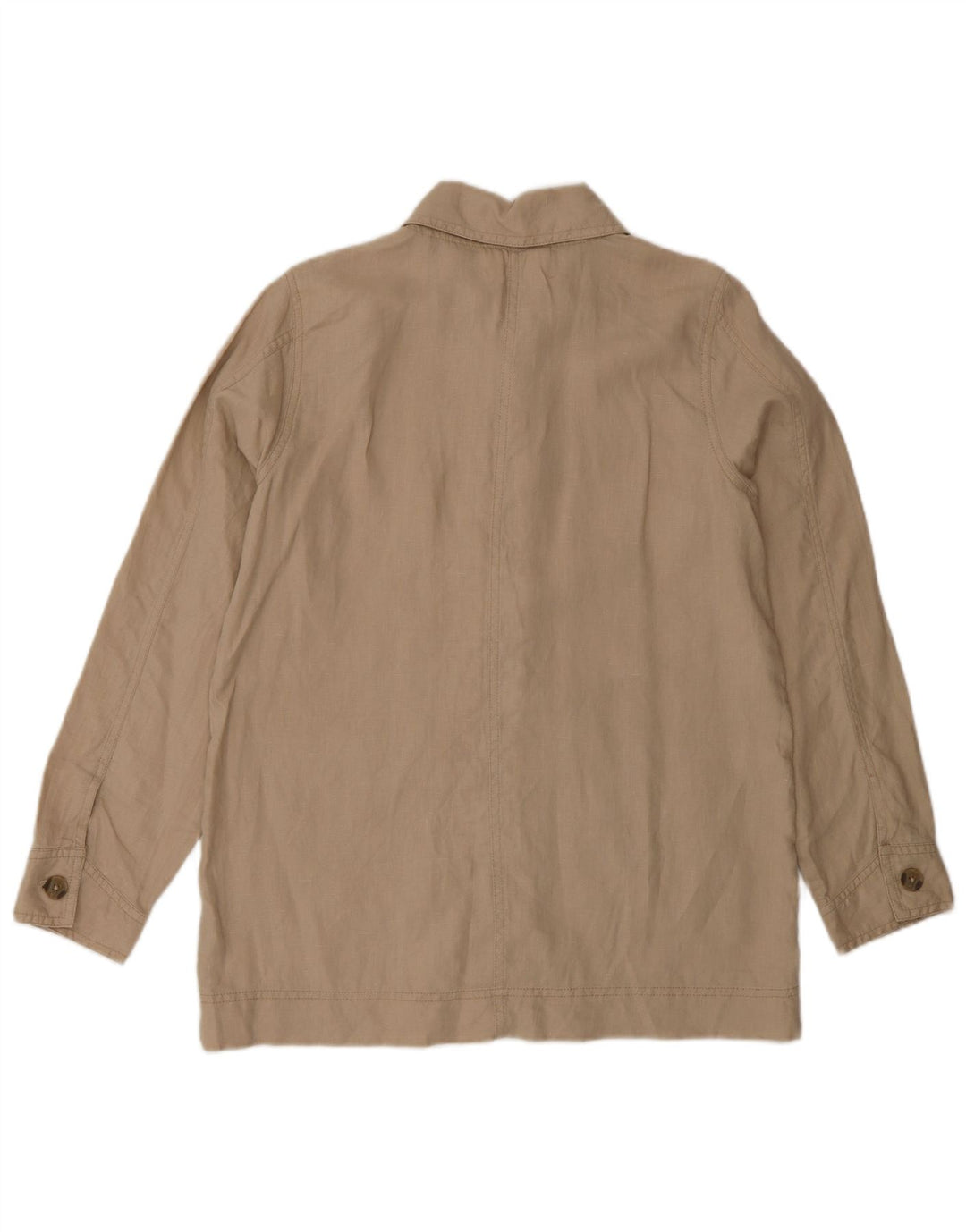 Fat Face Damen-Utility-Jacke UK 8 Small Beige Leinen