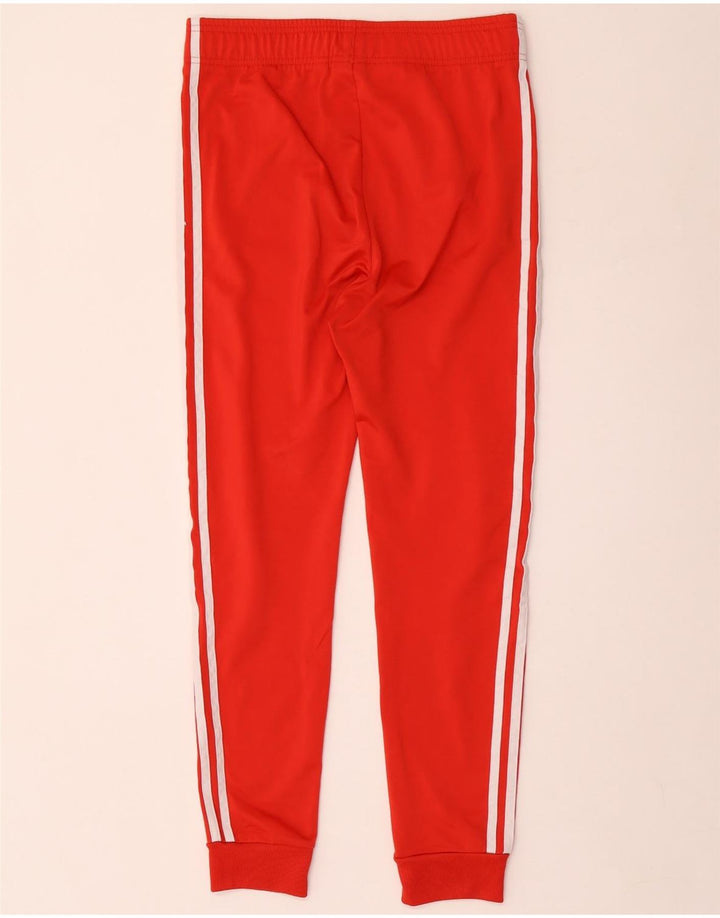 Adidas Jungen-Trainingshose, Jogginghose, 13–14 Jahre, rotes Polyester