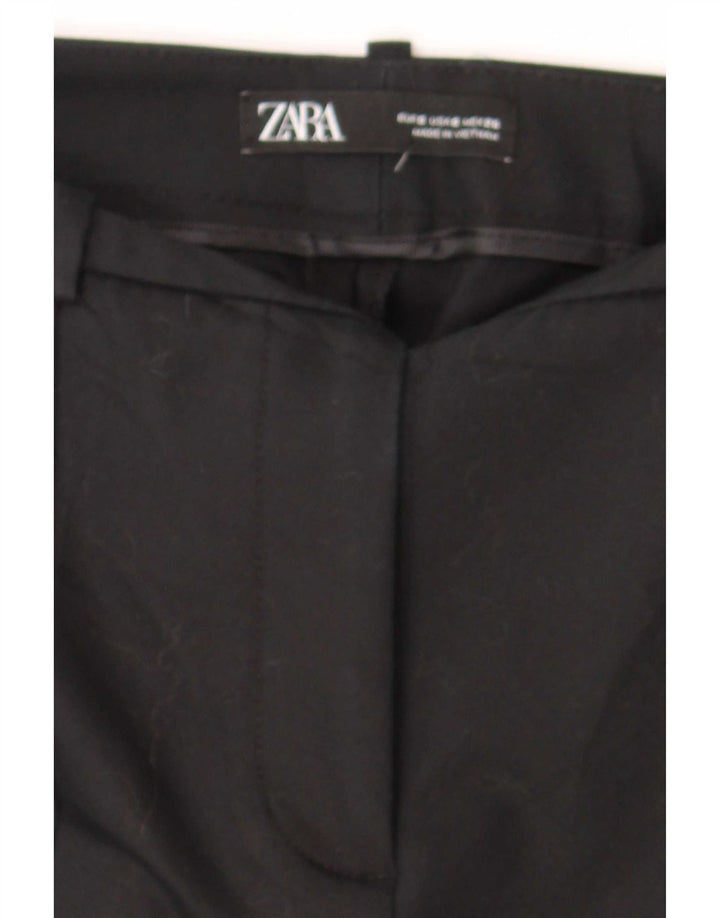 Slim-Anzughose für Damen von Zara, Größe S, W26, L26, Schwarz