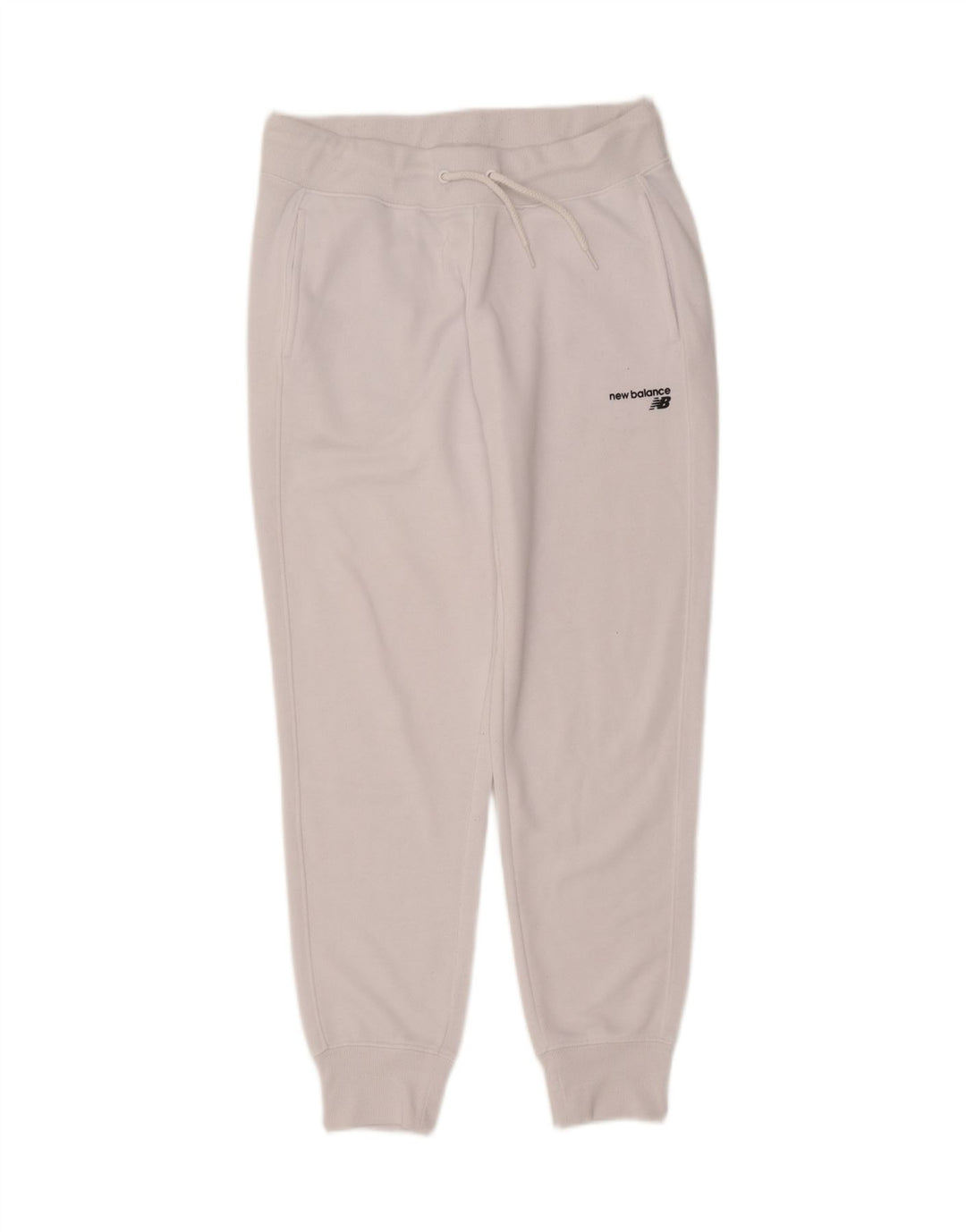 NEW BALANCE Womens Tracksuit Trousers Joggers UK 14 Medium  White