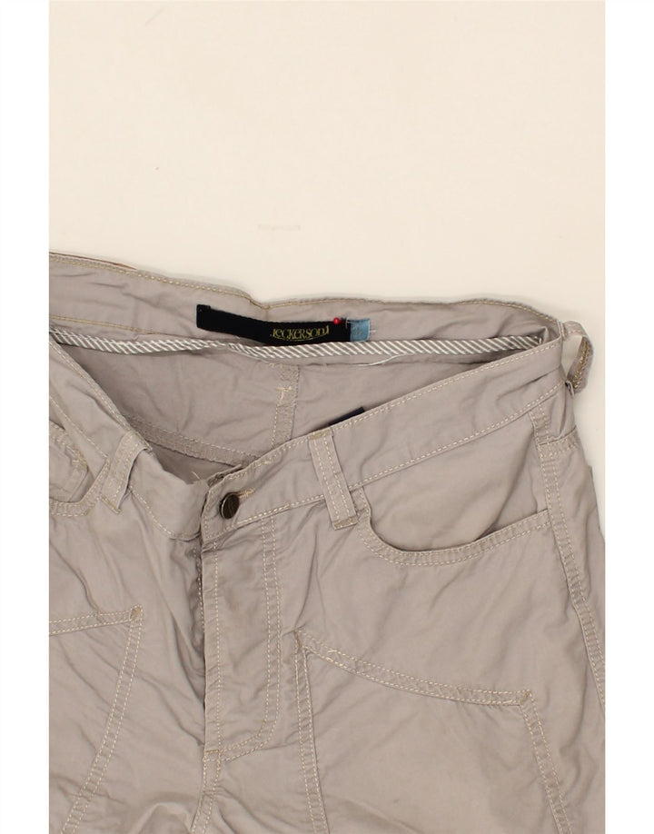 JECKERSON Womens Bermuda Shorts W32 Large Grey Cotton Vintage Jeckerson and Second-Hand Jeckerson from Messina Hembry 